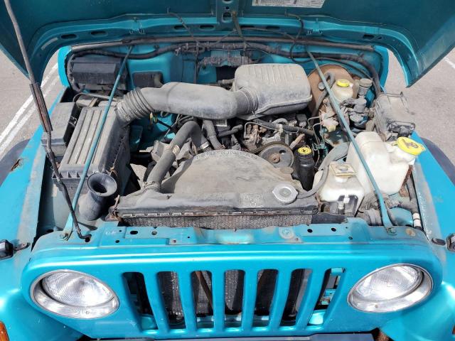 1J4FY29PXWP746741 - 1998 JEEP WRANGLER / SE BLUE photo 11