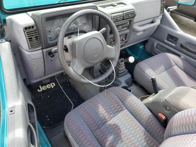 1J4FY29PXWP746741 - 1998 JEEP WRANGLER / SE BLUE photo 8