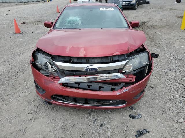 3FAHP0HA0AR323290 - 2010 FORD FUSION SE RED photo 5