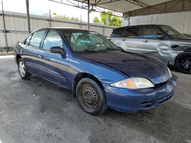 1G1JF524X27132296 - 2002 CHEVROLET CAVALIER LS BLUE photo 4