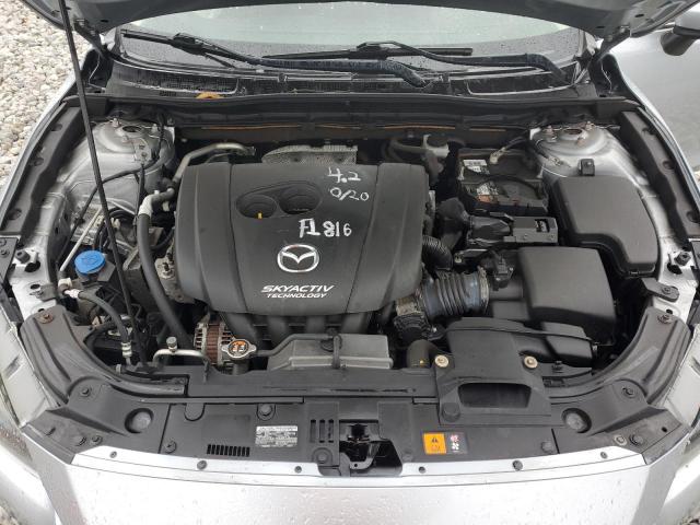 JM1BN1V71H1104704 - 2017 MAZDA 3 TOURING SILVER photo 11