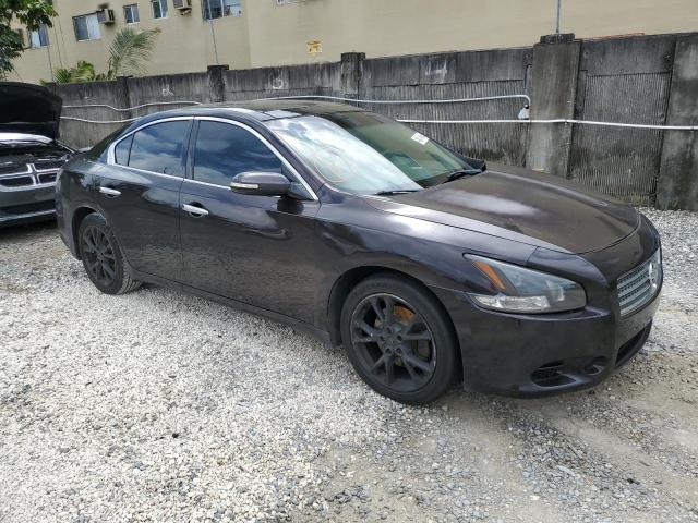 1N4AA5AP3CC825873 - 2012 NISSAN MAXIMA S BLACK photo 4