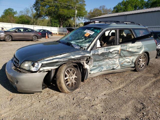 4S3BH806937632009 - 2003 SUBARU LEGACY OUTBACK H6 3.0 LL BEAN GREEN photo 1