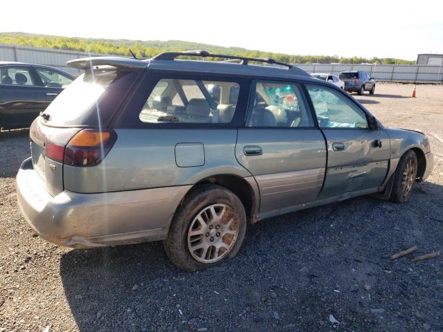 4S3BH806937632009 - 2003 SUBARU LEGACY OUTBACK H6 3.0 LL BEAN GREEN photo 3