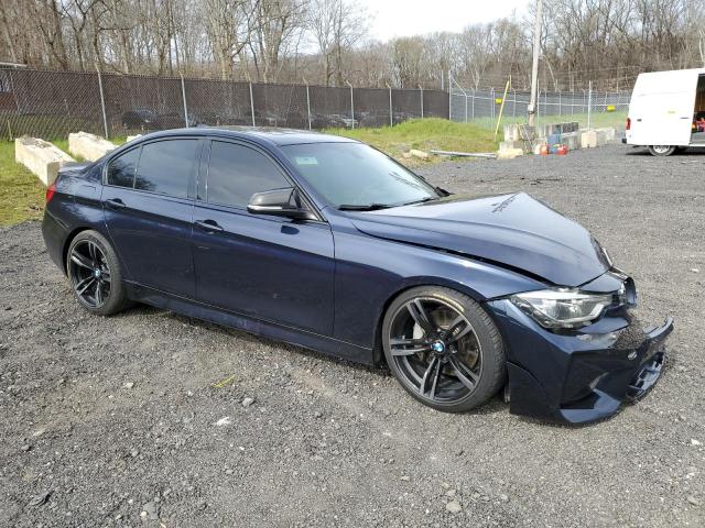 WBA8B3G3XHNU36381 - 2017 BMW 340 I BLUE photo 4