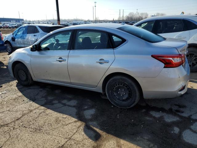 3N1AB7AP7HL643322 - 2017 NISSAN SENTRA S SILVER photo 2