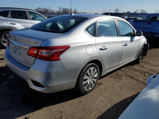 3N1AB7AP7HL643322 - 2017 NISSAN SENTRA S SILVER photo 3