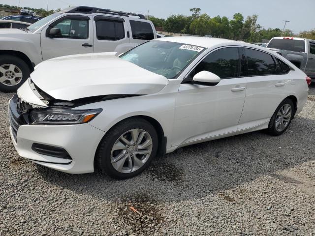 1HGCV1F13KA117333 - 2019 HONDA ACCORD LX WHITE photo 1