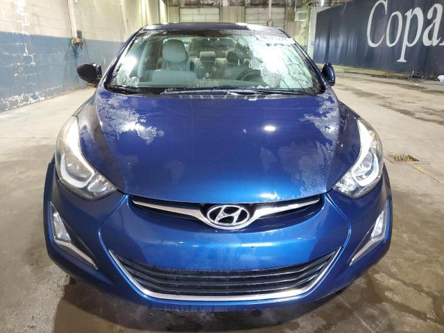 5NPDH4AE4FH616954 - 2015 HYUNDAI ELANTRA SE BLUE photo 5