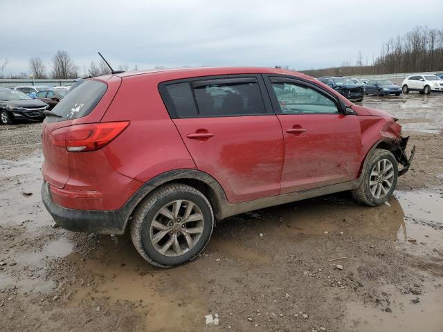 KNDPB3AC0F7686799 - 2015 KIA SPORTAGE LX RED photo 3