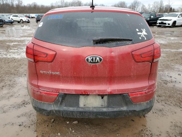 KNDPB3AC0F7686799 - 2015 KIA SPORTAGE LX RED photo 6