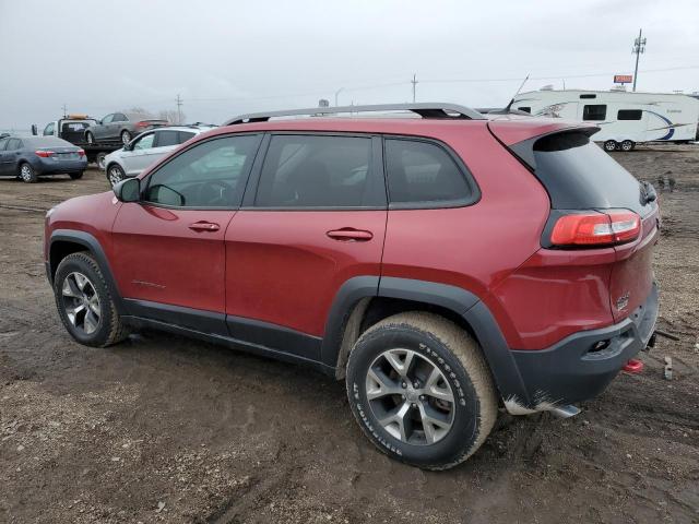 1C4PJMBS6EW147297 - 2014 JEEP CHEROKEE TRAILHAWK RED photo 2