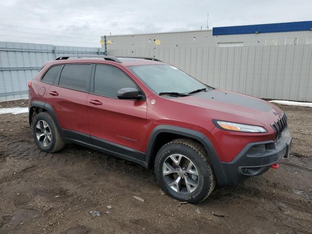 1C4PJMBS6EW147297 - 2014 JEEP CHEROKEE TRAILHAWK RED photo 4