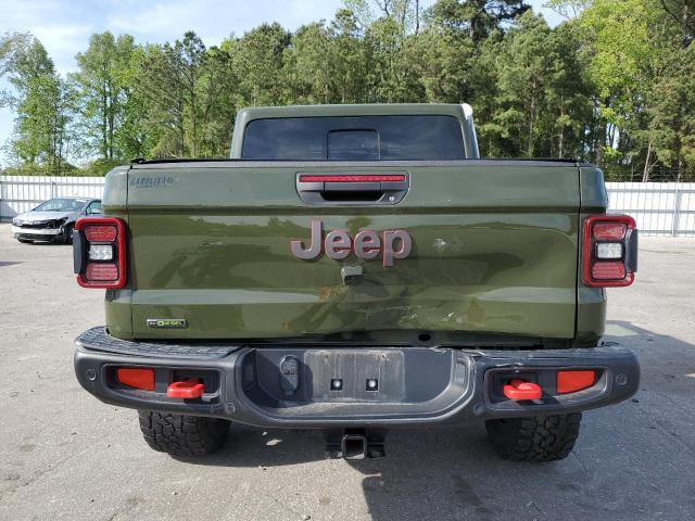 1C6JJTBM3ML597109 - 2021 JEEP GLADIATOR RUBICON GREEN photo 6