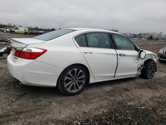 1HGCR2F59FA052605 - 2015 HONDA ACCORD SPORT WHITE photo 3