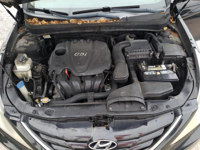 5NPEB4AC1CH406229 - 2012 HYUNDAI SONATA GLS BLACK photo 11