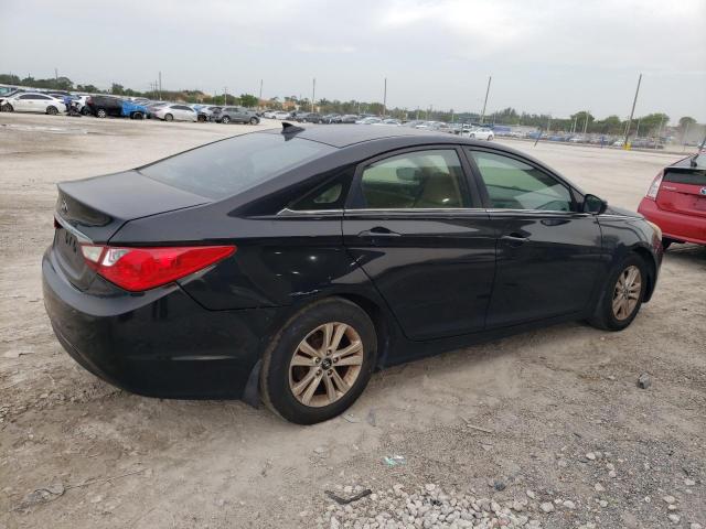 5NPEB4AC1CH406229 - 2012 HYUNDAI SONATA GLS BLACK photo 3