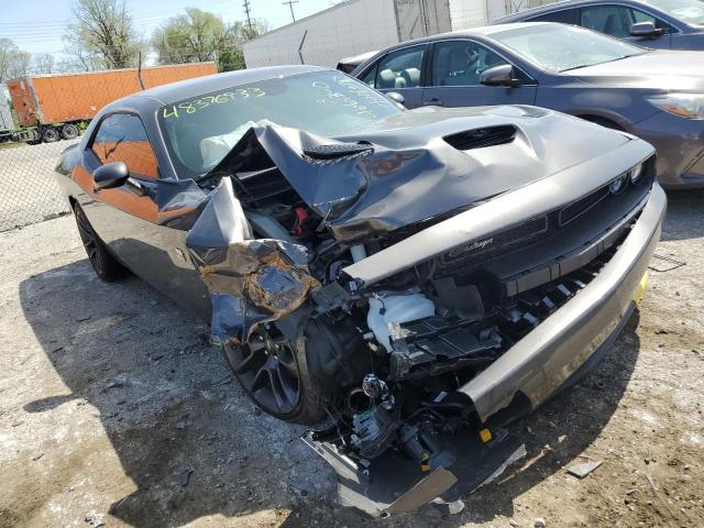 2C3CDZFJ0NH254742 - 2022 DODGE CHALLENGER R/T SCAT PACK GRAY photo 4