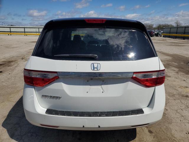 5FNRL5H21DB079154 - 2013 HONDA ODYSSEY LX WHITE photo 6