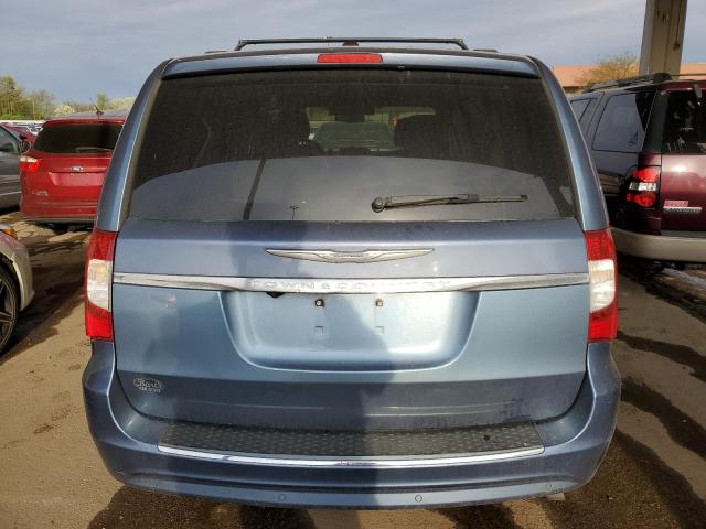 2C4RC1CG0CR125295 - 2012 CHRYSLER TOWN & COU TOURING L BLUE photo 6