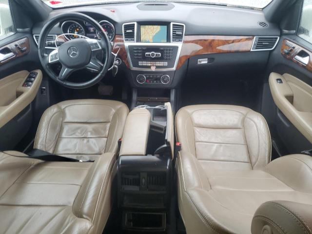 4JGDA5HB2EA285797 - 2014 MERCEDES-BENZ ML 350 4MATIC WHITE photo 8