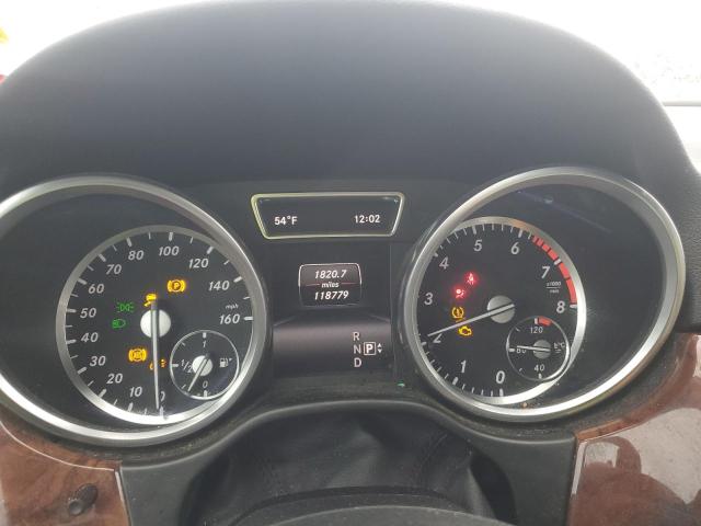 4JGDA5HB2EA285797 - 2014 MERCEDES-BENZ ML 350 4MATIC WHITE photo 9