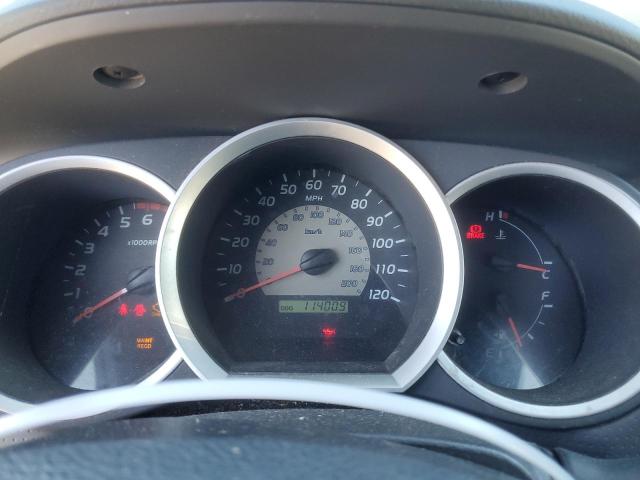 5TETX22N45Z051358 - 2005 TOYOTA TACOMA ACCESS CAB შავი ფოტო 9