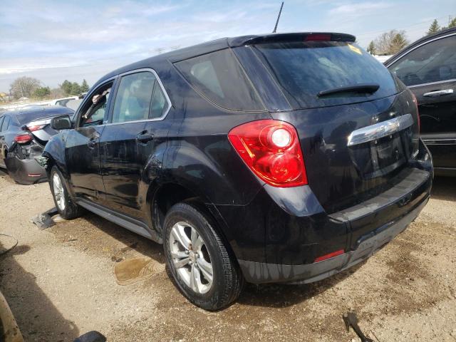 2GNALAEK0E6230137 - 2014 CHEVROLET EQUINOX LS BLACK photo 2