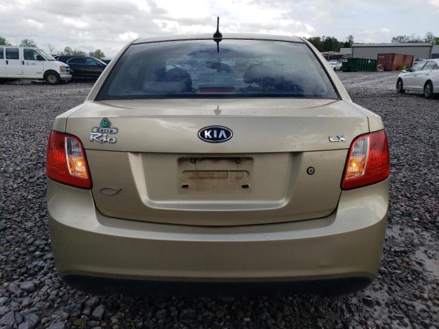 KNADH4A34B6736866 - 2011 KIA RIO BASE GOLD photo 6