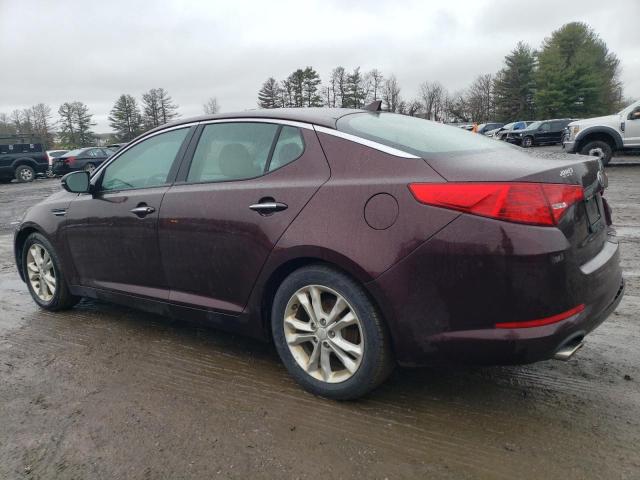 5XXGM4A78DG130196 - 2013 KIA OPTIMA LX BURGUNDY photo 2