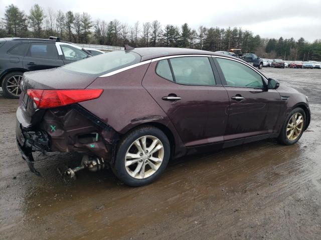 5XXGM4A78DG130196 - 2013 KIA OPTIMA LX BURGUNDY photo 3