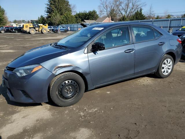 2T1BURHEXEC206344 - 2014 TOYOTA COROLLA L GRAY photo 1