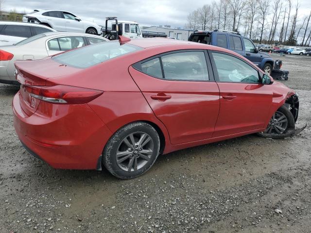 5NPD84LF5HH061943 - 2017 HYUNDAI ELANTRA SE RED photo 3