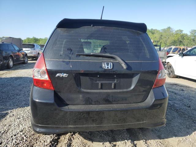 JHMGD38688S066212 - 2008 HONDA FIT SPORT BLACK photo 6