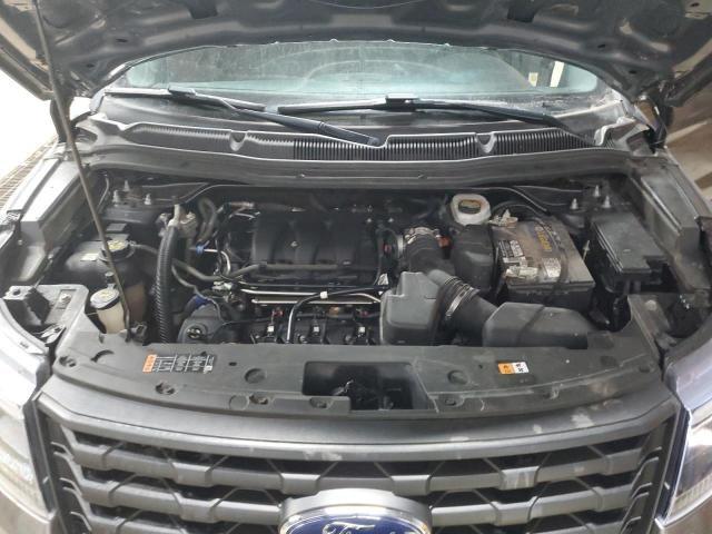 1FM5K8AR1JGA46369 - 2018 FORD EXPLORER POLICE INTERCEPTOR GRAY photo 12