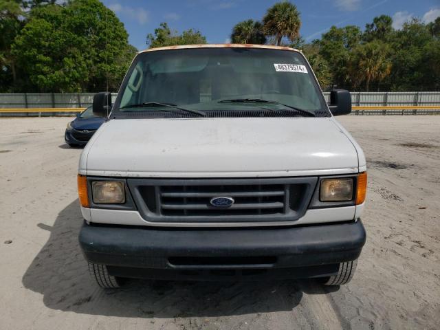 1FTNE24L74HA79844 - 2004 FORD ECONOLINE E250 VAN WHITE photo 5