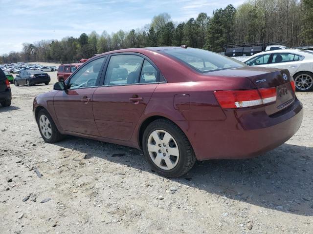 5NPET46C88H301734 - 2008 HYUNDAI SONATA GLS MAROON photo 2