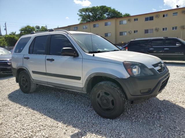 SHSRD68402U000812 - 2002 HONDA CR-V LX SILVER photo 4