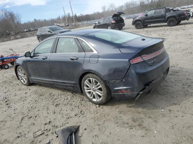 3LN6L2JK9DR821144 - 2013 LINCOLN MKZ BLUE photo 2