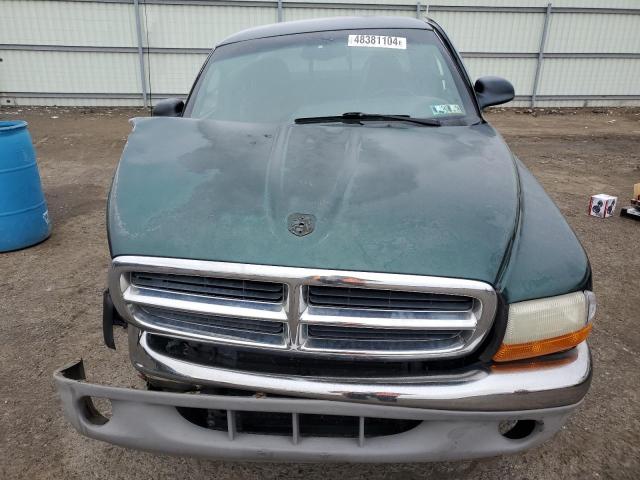 1B7GL22N7YS658179 - 2000 DODGE DAKOTA GREEN photo 5