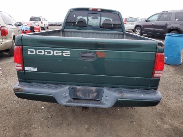 1B7GL22N7YS658179 - 2000 DODGE DAKOTA GREEN photo 6