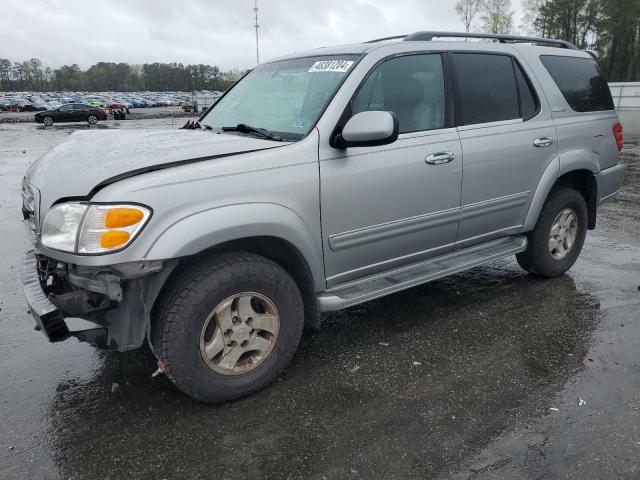 5TDBT48A81S031127 - 2001 TOYOTA SEQUOIA LIMITED SILVER photo 1