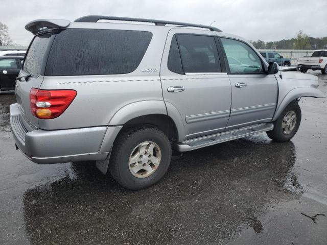 5TDBT48A81S031127 - 2001 TOYOTA SEQUOIA LIMITED SILVER photo 3