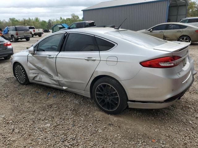 3FA6P0RU7JR143501 - 2018 FORD FUSION TITANIUM/PLATINUM HEV SILVER photo 2