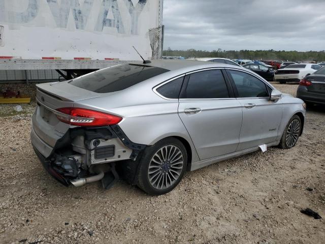 3FA6P0RU7JR143501 - 2018 FORD FUSION TITANIUM/PLATINUM HEV SILVER photo 3