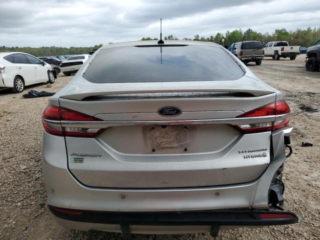 3FA6P0RU7JR143501 - 2018 FORD FUSION TITANIUM/PLATINUM HEV SILVER photo 6