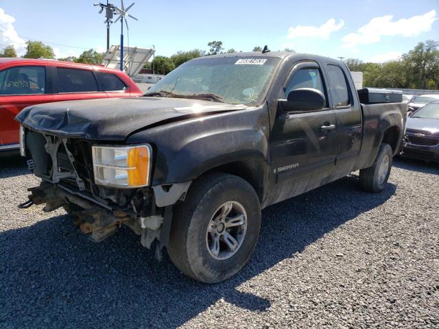 2GTEK19J481332587 - 2008 GMC SIERRA K1500 BLACK photo 1