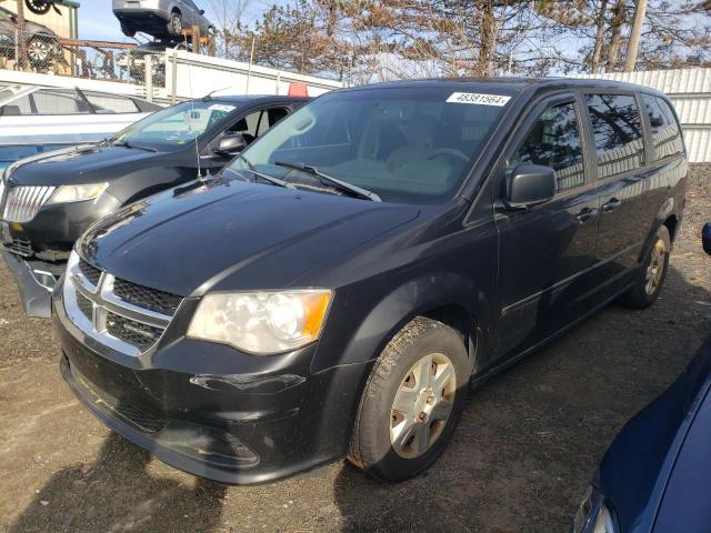 2C4RDGBG3CR149074 - 2012 DODGE GRAND CARA SE BLACK photo 1