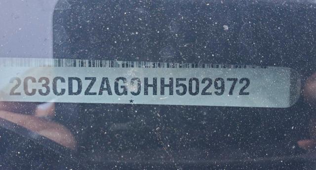 2C3CDZAG0HH502972 - 2017 DODGE CHALLENGER SXT GRAY photo 10