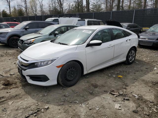 2HGFC2F57HH554001 - 2017 HONDA CIVIC LX WHITE photo 1